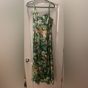 WHBM Maxi Dress With Lace-Up Back Detail